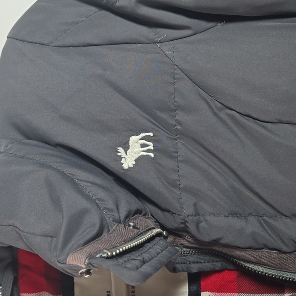 Abercrombie & Fitch Gray Down Puffer Jacket - Picture 2 of 7